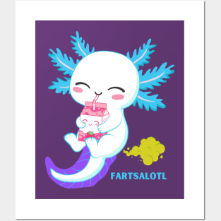 Baby Fartsalotl Posters and Art